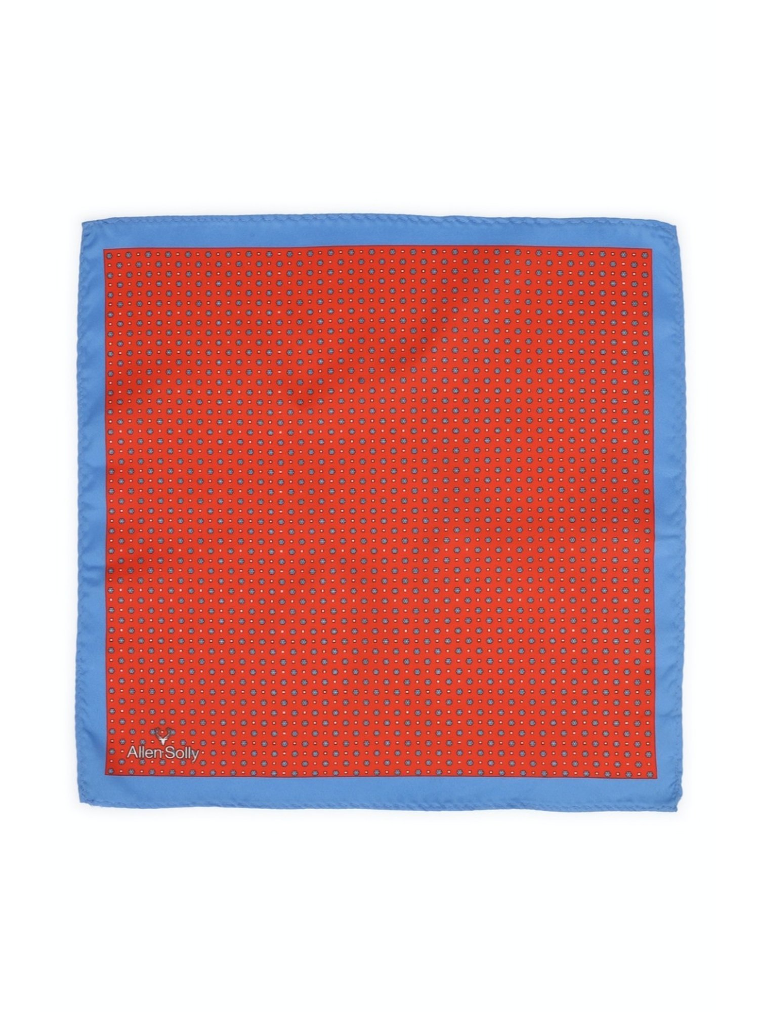 Van Heusen Green Printed Pocket Square