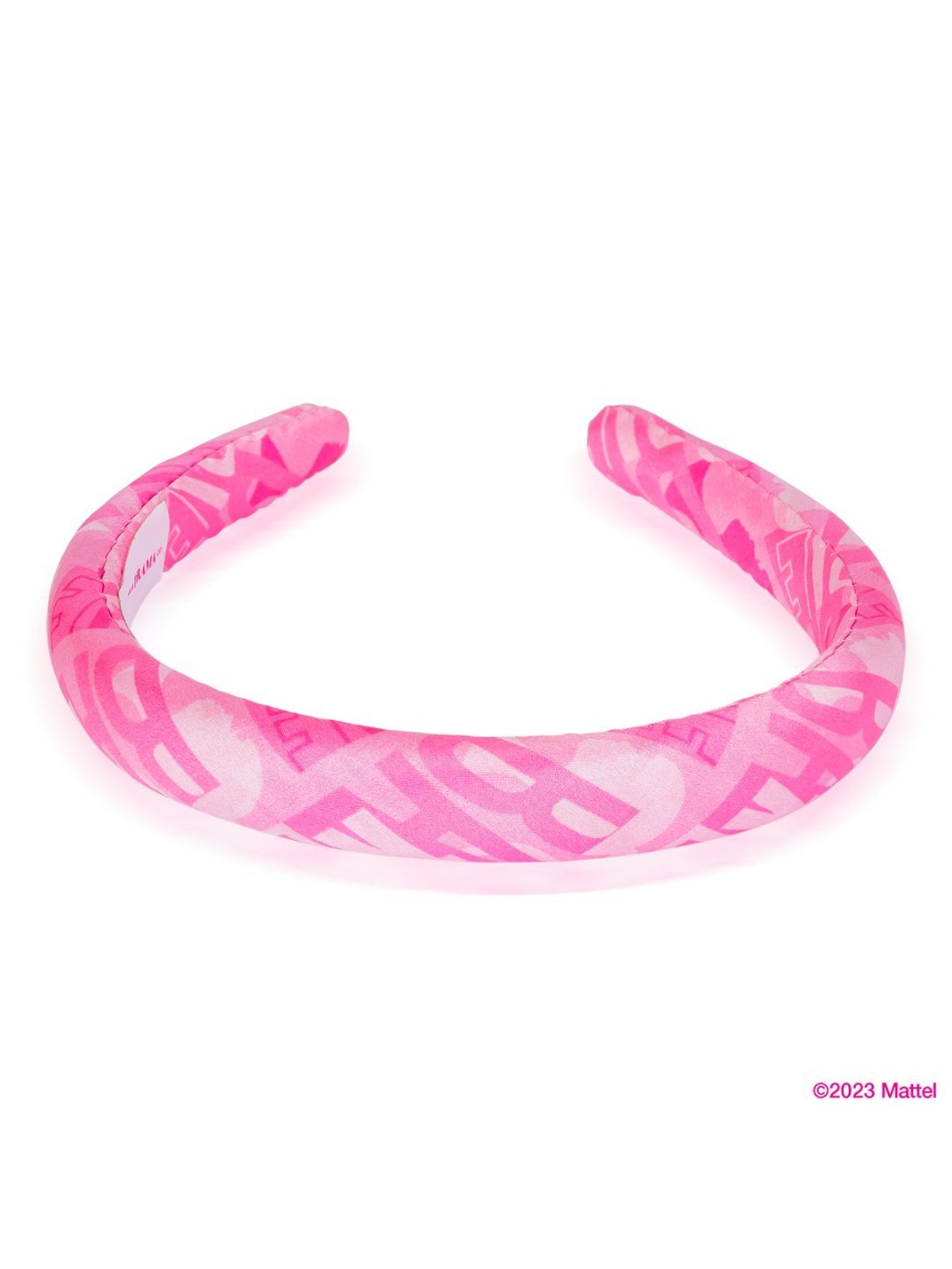 Hair Drama Company Barbie Malibu Multicolor Printed Hair Band - Set of 2