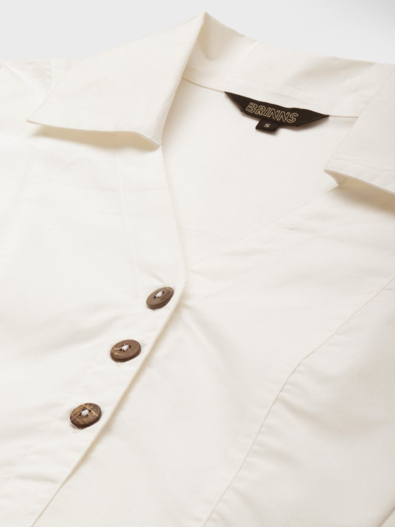 BRINNS Off White Midi Dress