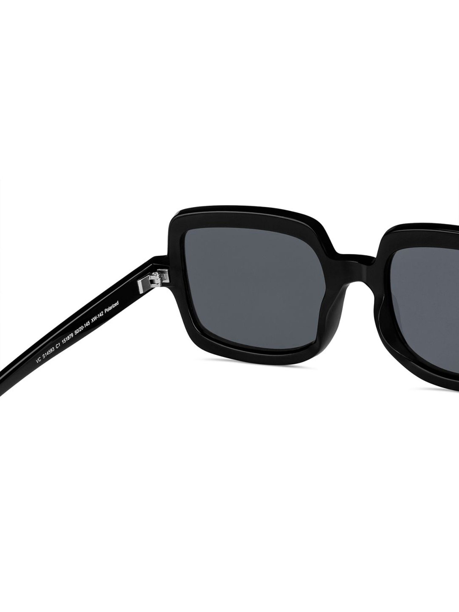 Vincent Chase by Lenskart VC S14593 Grey Polarized Square Sunglasses