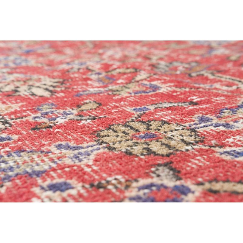 6'7"x10'2" Vintage One-of-a-Kind Dorlinde Rug Red - Revival Rugs