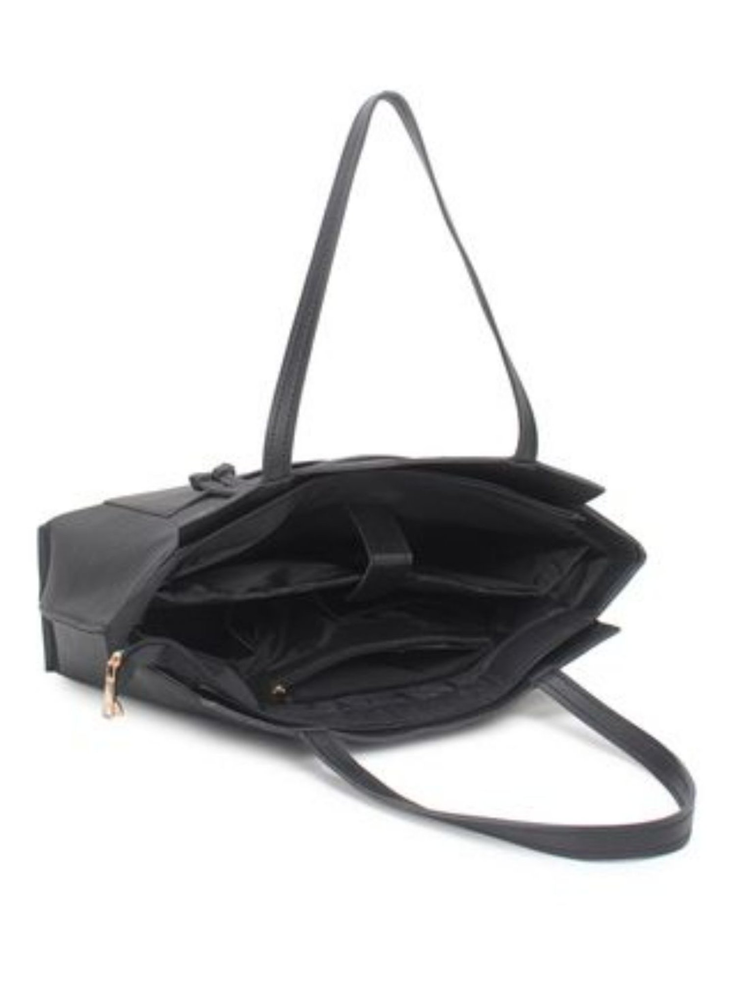 Yelloe Black Large Tote Bag
