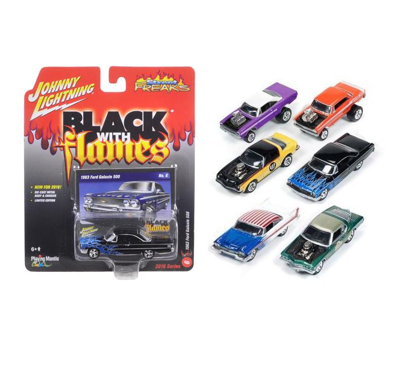 Street Freaks Release 1-B Set of 6 cars 1/64 Diecast Model Car by Johnny Lightning