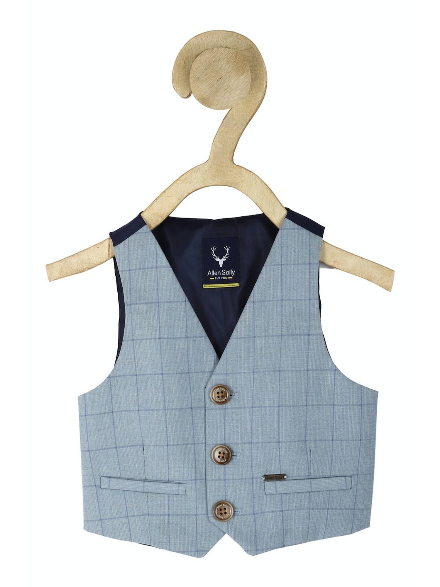 Blue Giraffe Kids Maroon Solid  Blazer