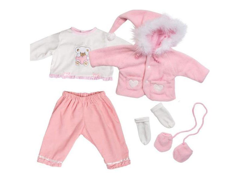 Paradise Galleries "Cuddle Bear Bella" Real Baby Doll. 21" Weighted Reborn Baby Doll with 5-Piece Baby Doll Clothes Set.  Age 3+