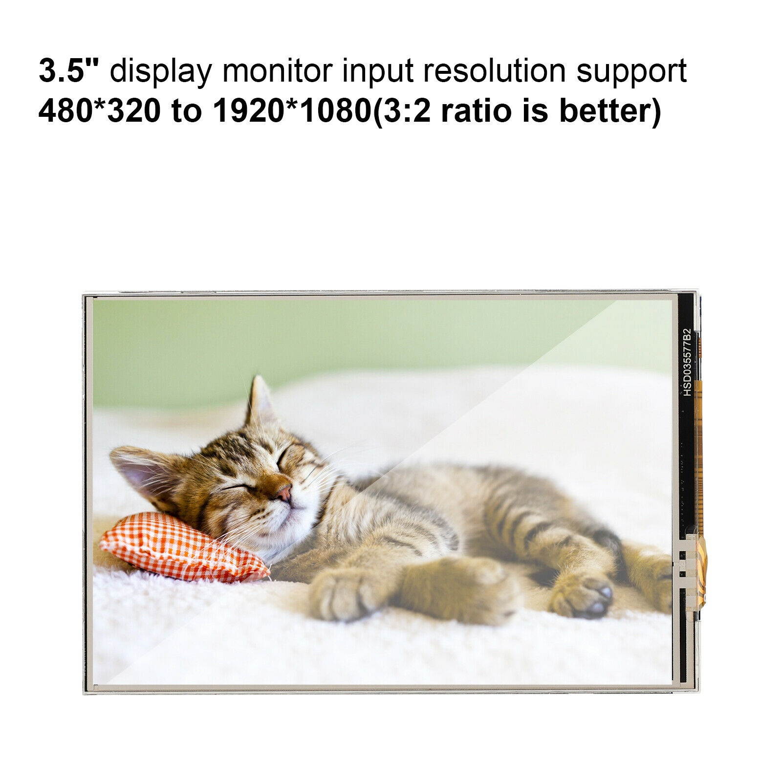 3.5" TFT 6LED Touch Screen Monitor LCD+Case+Touch pen for Raspberry Pi 4 Model B