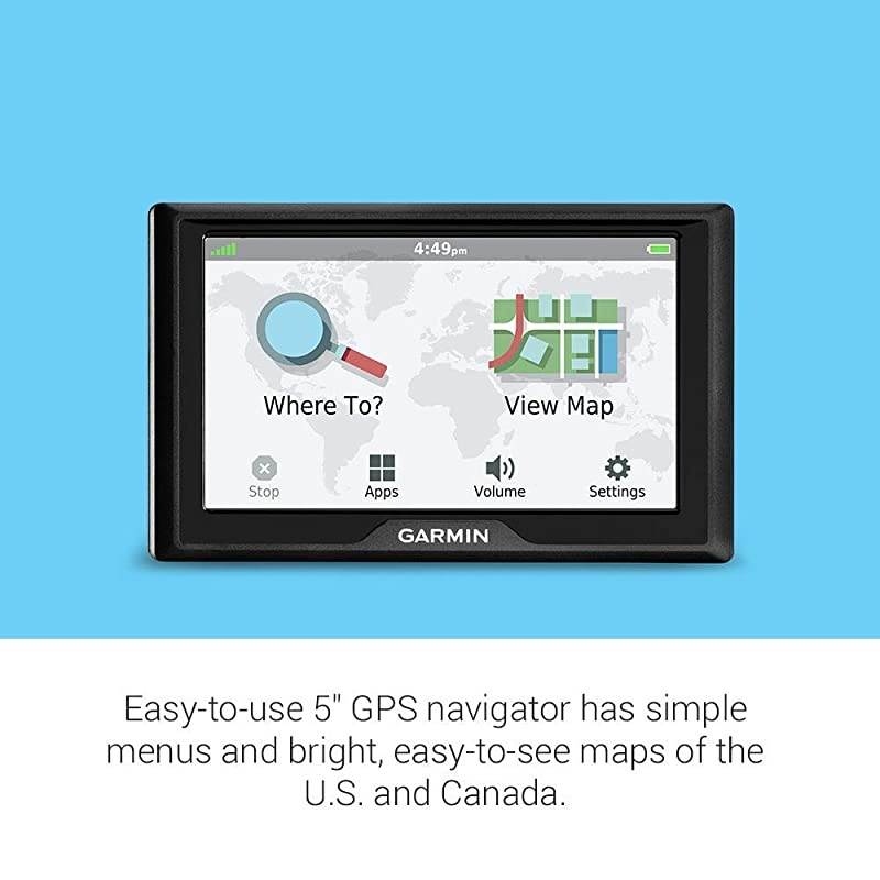 Drive 52 GPS Navigator with 5a&euro; Display Features Model0100203606cr Renewed