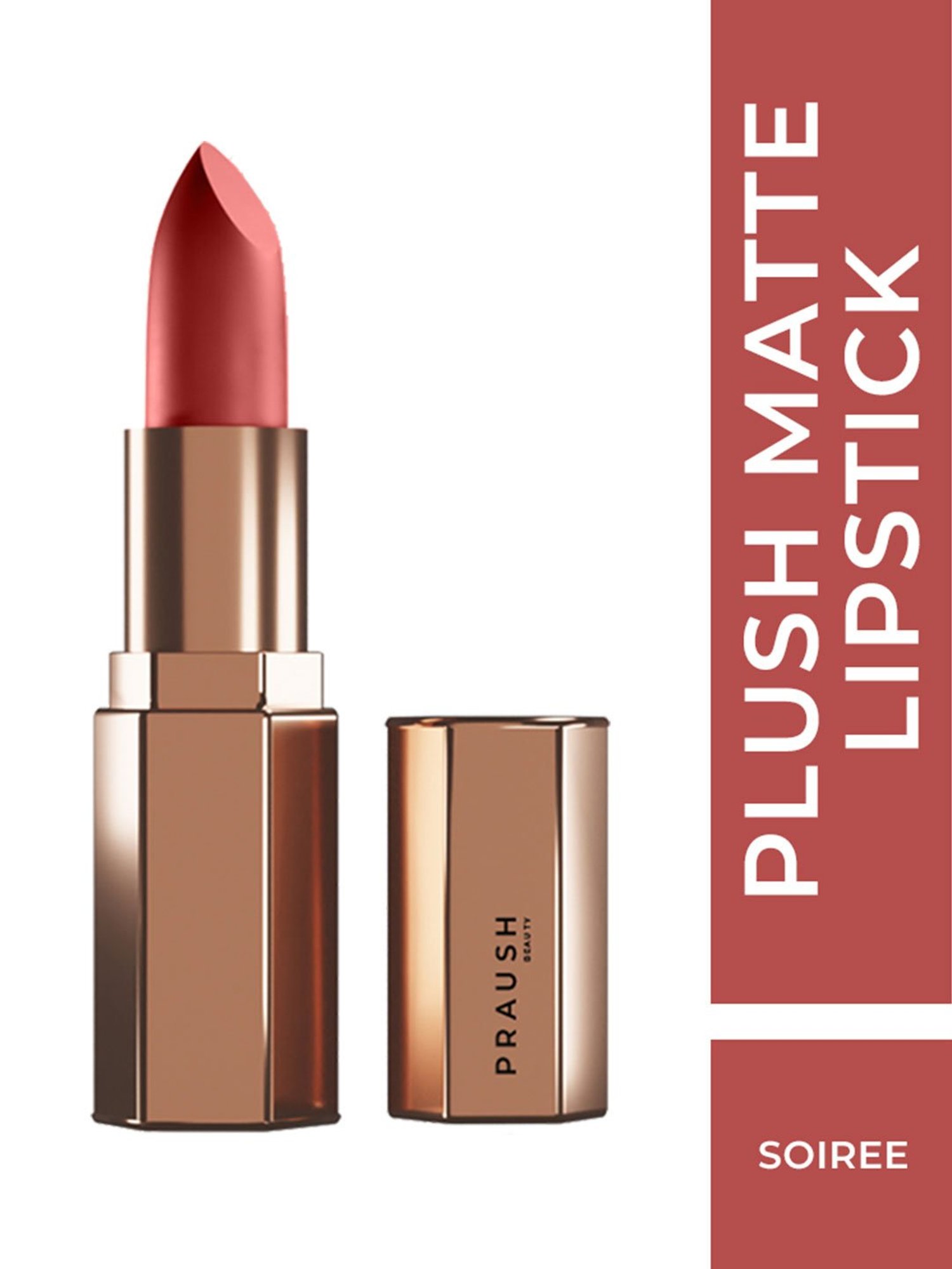 Praush Beauty Plush Matte Lipstick Soiree - 5 gm
