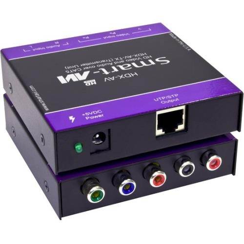 Smart AVI - HDAV-RXS - SmartAVI Component Video/Audio CAT5 Receiver - 1 Output Device - 1000 ft Range - 1 x Network