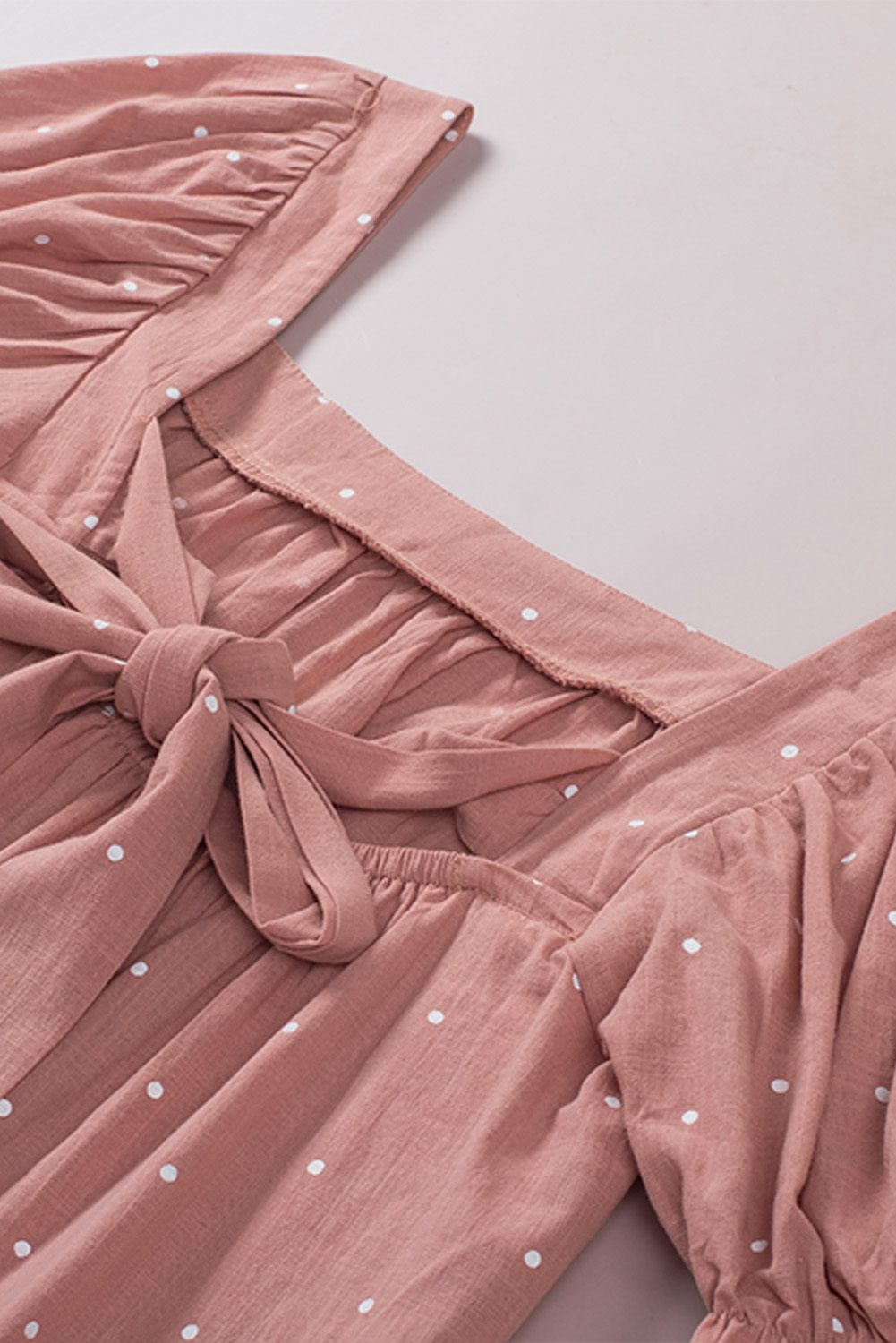 One World Apparel Jacquard Square Neck Short Sleeve Ivory Multi Floral Print Top