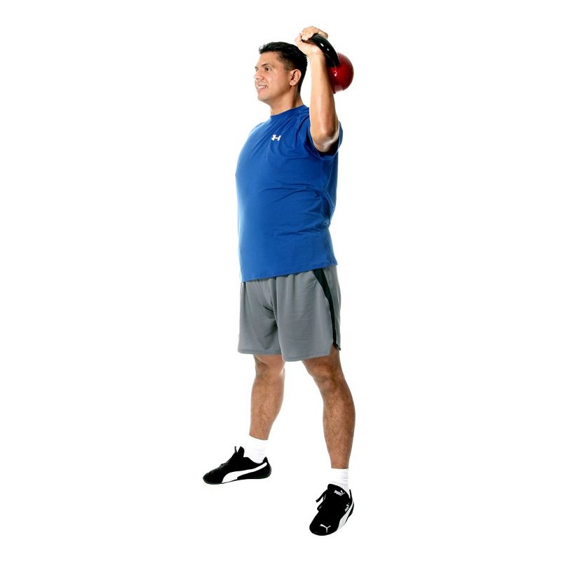 GoFit Kettlebell with Core DVD - Green (35 lbs.)