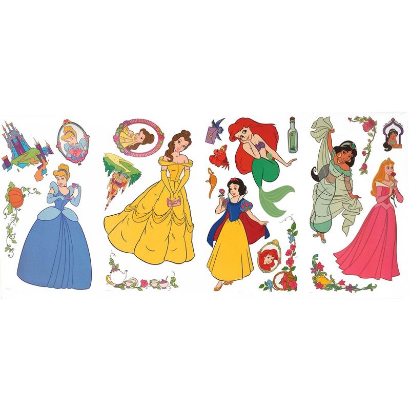 Stickers Royal Portraits Wall Decals - Disney Princess..
