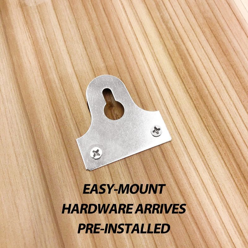 Outer Trails Bat House Outdoor Bat Habitat, Unstained All Natural Cedar Wood, 3 Chamber