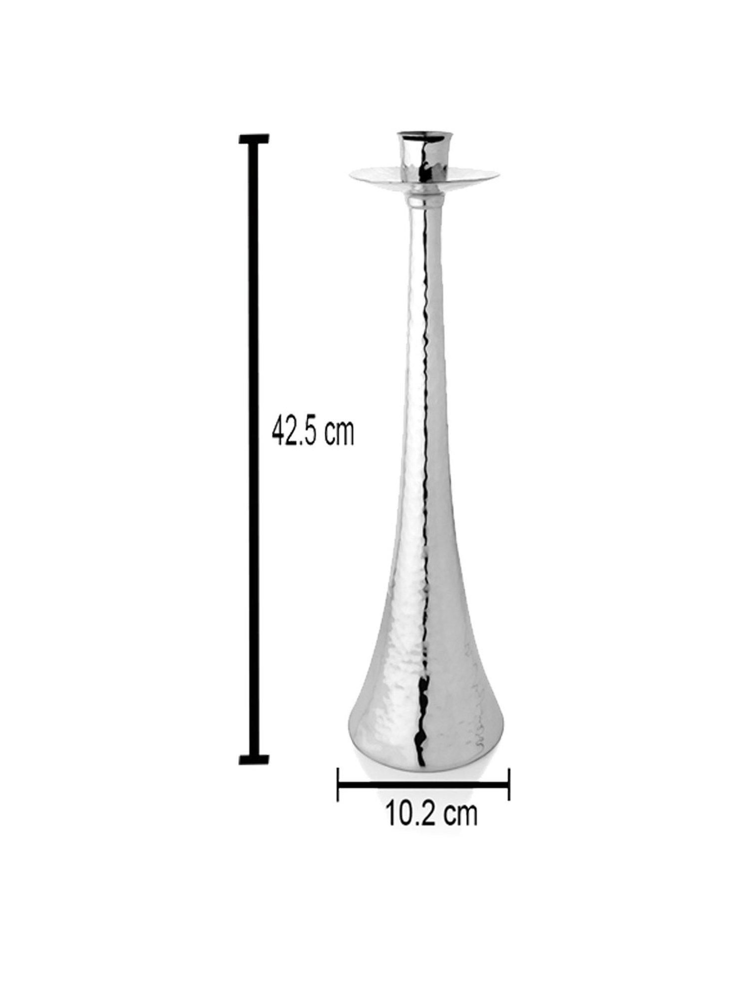 Episode Silver Plated Candle Stand - Medium