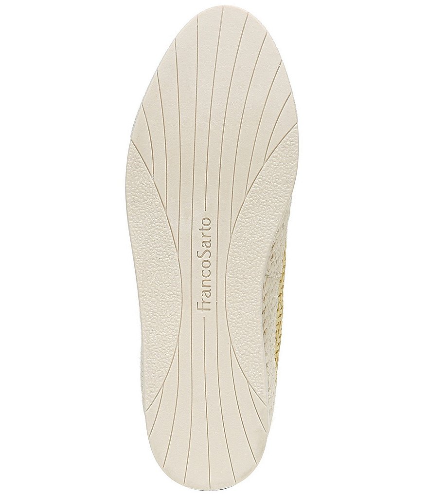 Franco Sarto Hyria Woven Lace-Up Platform Sneakers