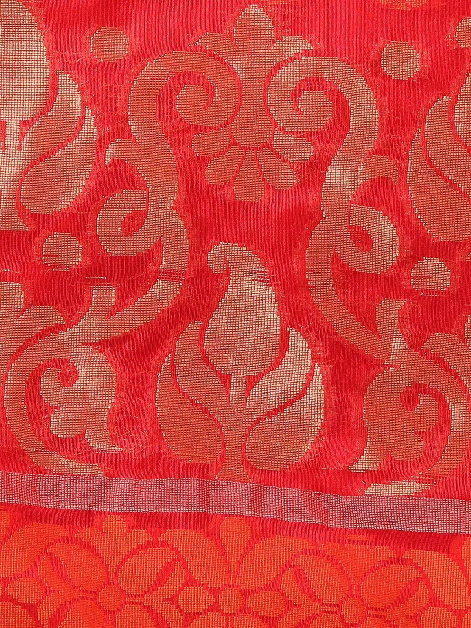 TWISHA Red Self Clothing Set