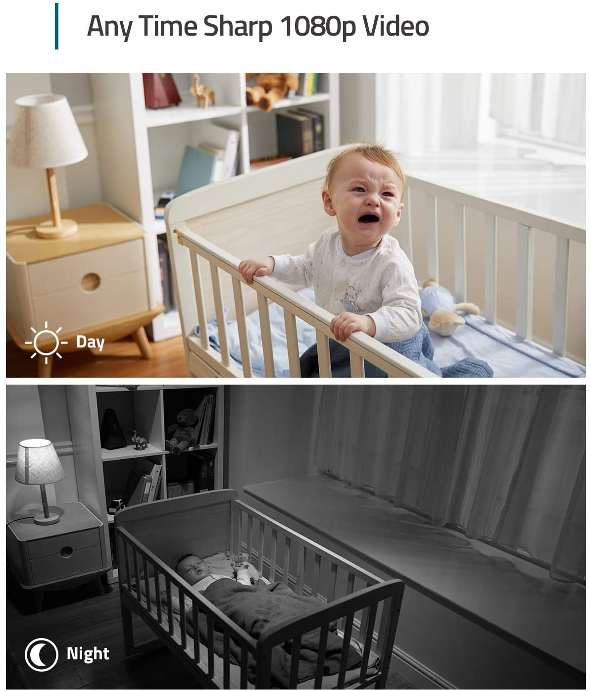 eufy Security, 1080P Video Doorbell (Wired) + Indoor Cam Pan & Tilt Bundle, 1080P Resolution, 2-Way Audio, Doorbell Requires Existing Doorbell Wires, No Monthly Fees