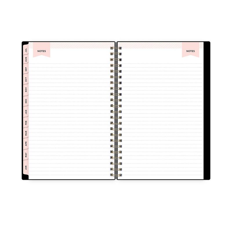 2021-22 Academic Planner 5" x 8" Flexible Plastic Cover Wirebound Weekly/Monthly Black - Day Designer