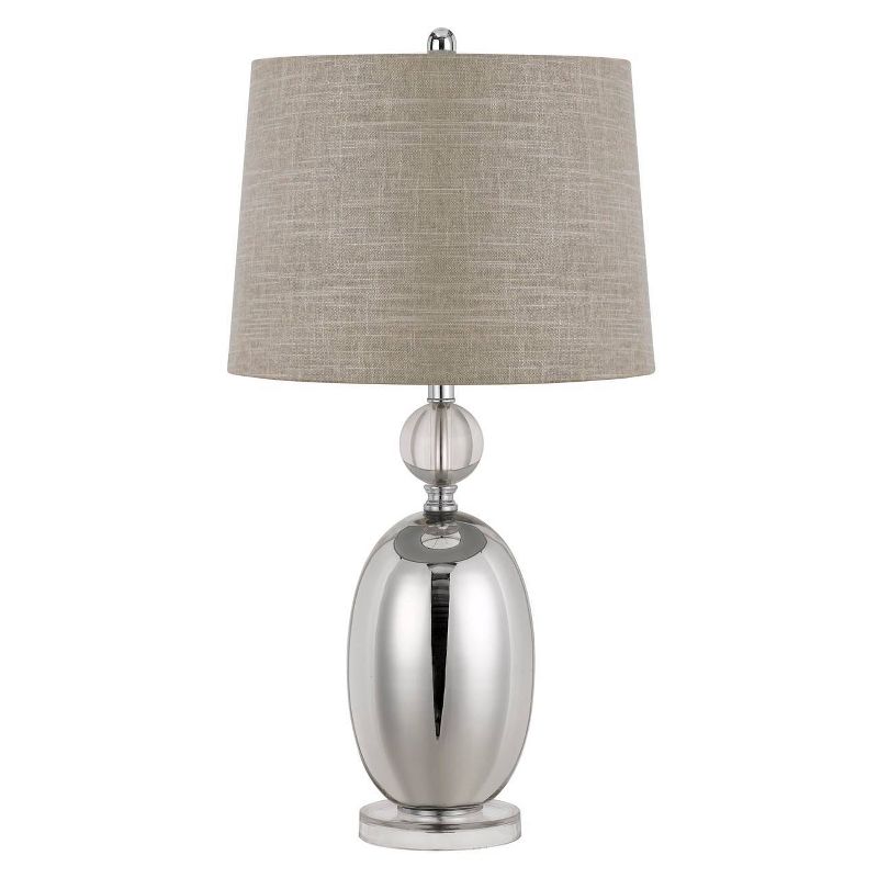 30.25" Perth Glass Table Lamp Gray - Cal Lighting