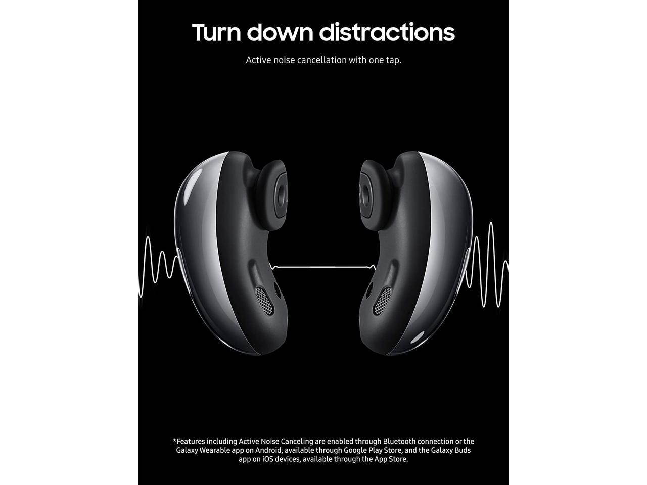 Samsung Galaxy Buds Live, True Wireless Earbuds w/Active Noise Cancelling (Wireless Charging Case Included) Mystic Blue