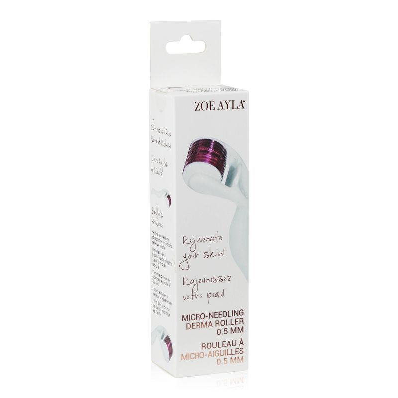 Zoe Ayla Micro-Needling Derma Roller - White - 1ct