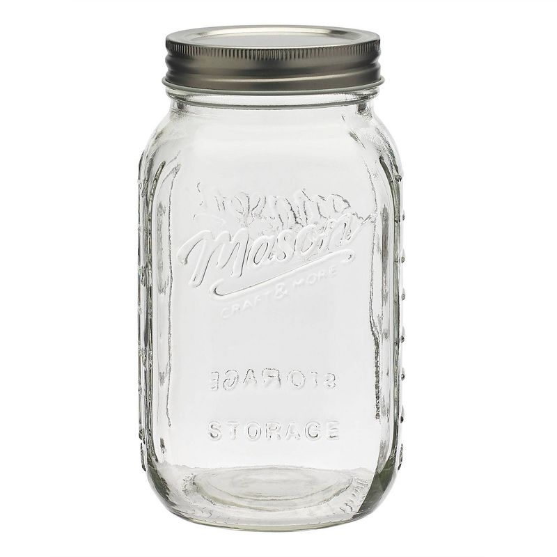 Mason Craft & More 32oz Set of 8 Canning Jars