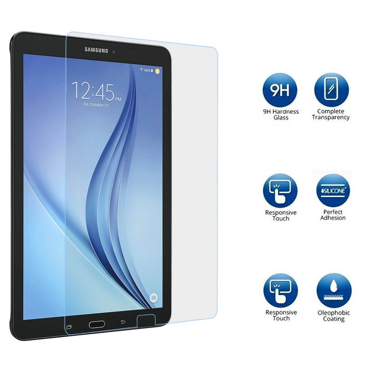 Tempered Glass Screen Protector Film for Samsung Galaxy Tab E 8.0 inch SM-T377