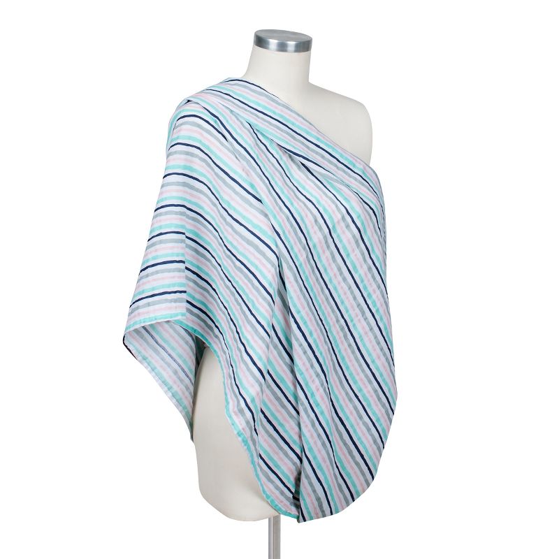 Bebe Au Lait Premium Muslin Nursing Scarf - Candy Stripes