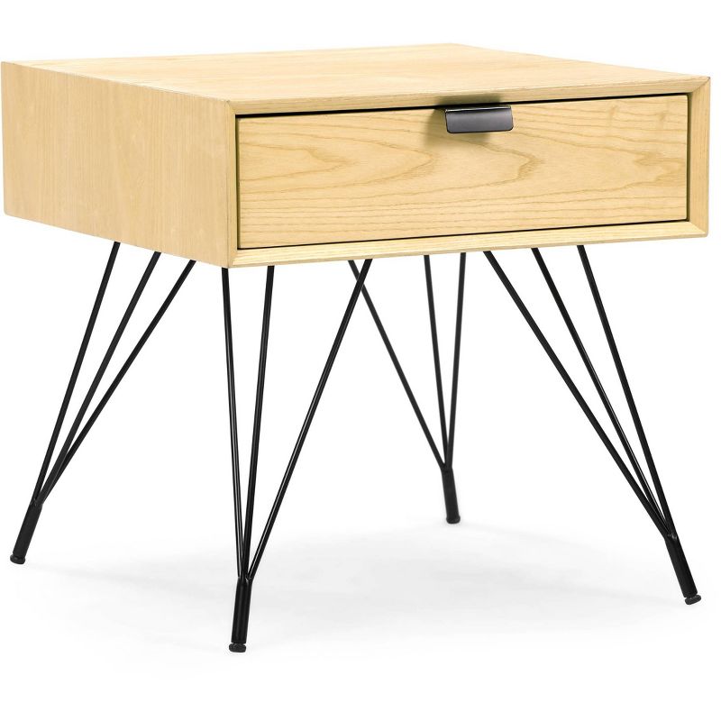 Newell Side Table Natural - Adore Decor