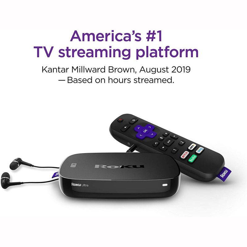 Roku Ultra | Streaming Media Player 4K/HD/HDR with Premium JBL Headphones 2019
