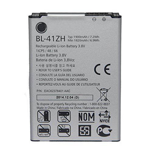 New OEM LG BL-41ZH Standard Battery for Optimus L50 H345 D213N D213 C40 USA A++
