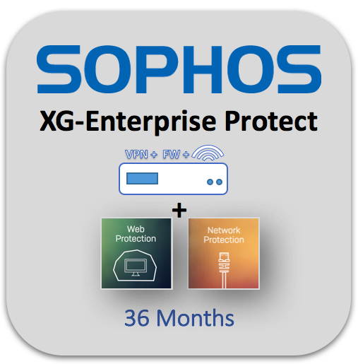 Sophos - NA1Z3CSEK - XG 106w rev.1 EnterpriseProtect, 3-year (EU/UK/US power cord)