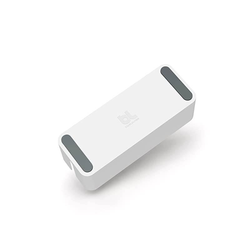 CableBox cable organizer hides messy loose tangled cables White color CB01WH