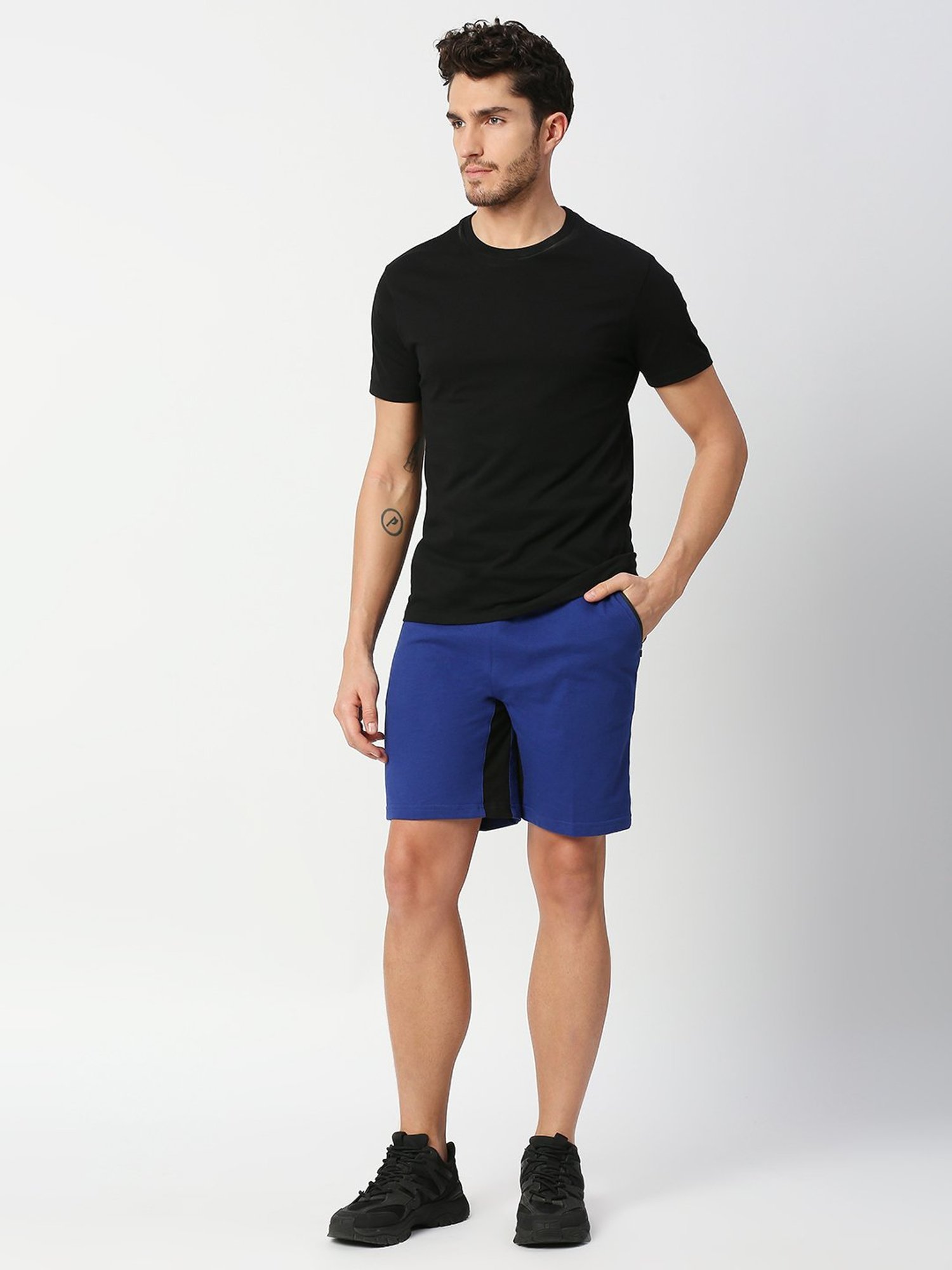 Fitz Blue Slim Fit Shorts