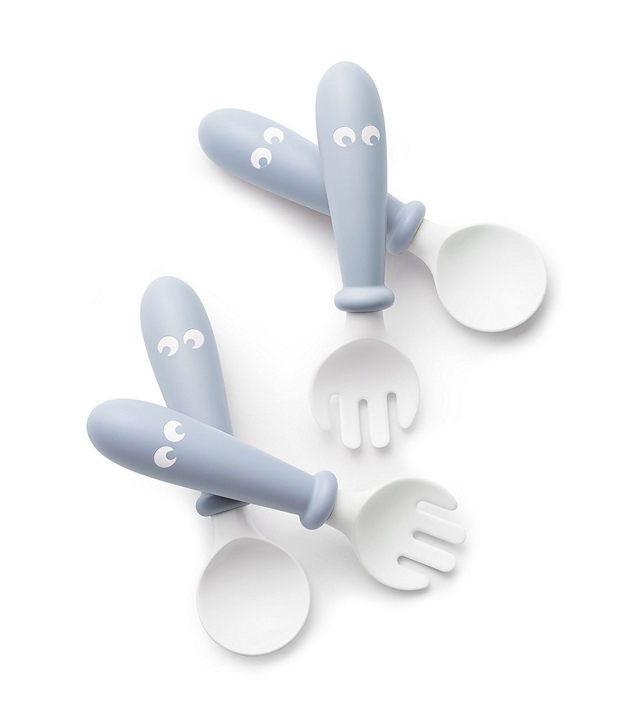 BABYBJORN BPA-Free Plastic 4-Pack Baby Spoons and Forks