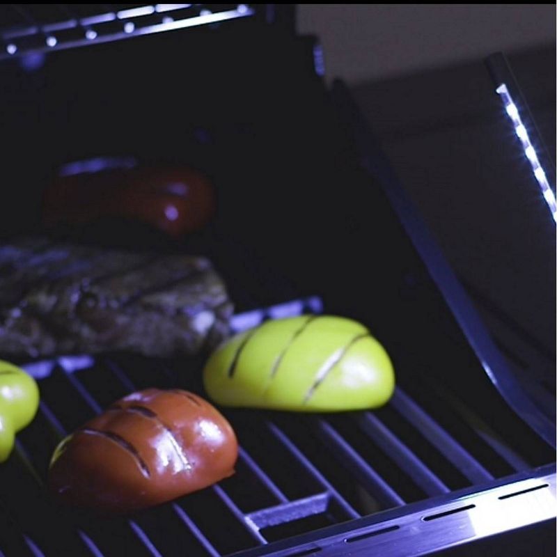 4-Burner Propane Gas Grill with ClearView Lid Black Model 24633 - Monument Grills