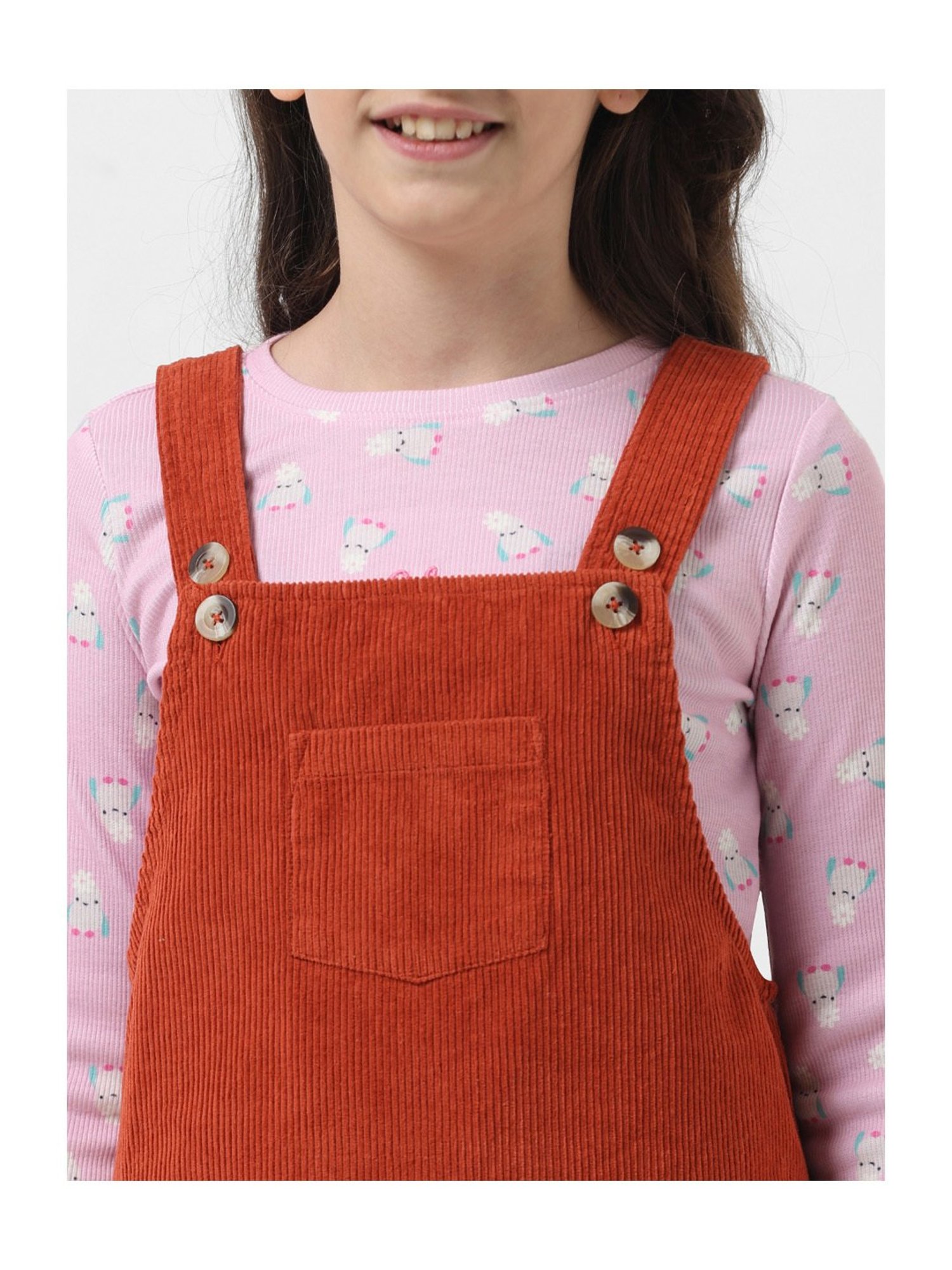 VERO MODA GIRL Red Solid Dress