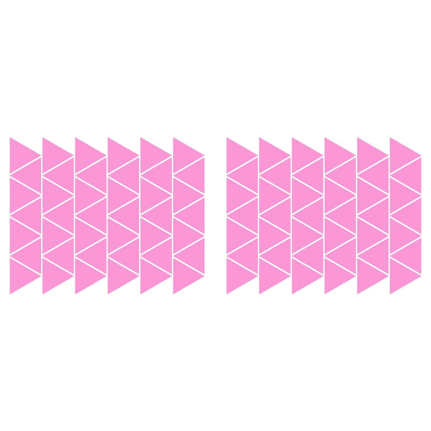 LiteMark 2 Inch Black Removable Triangle Decals - Pack of 84