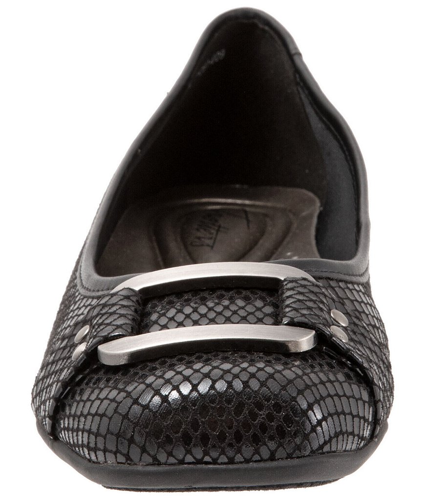 Trotters Sizzle Signature Snake Print Slip Ons