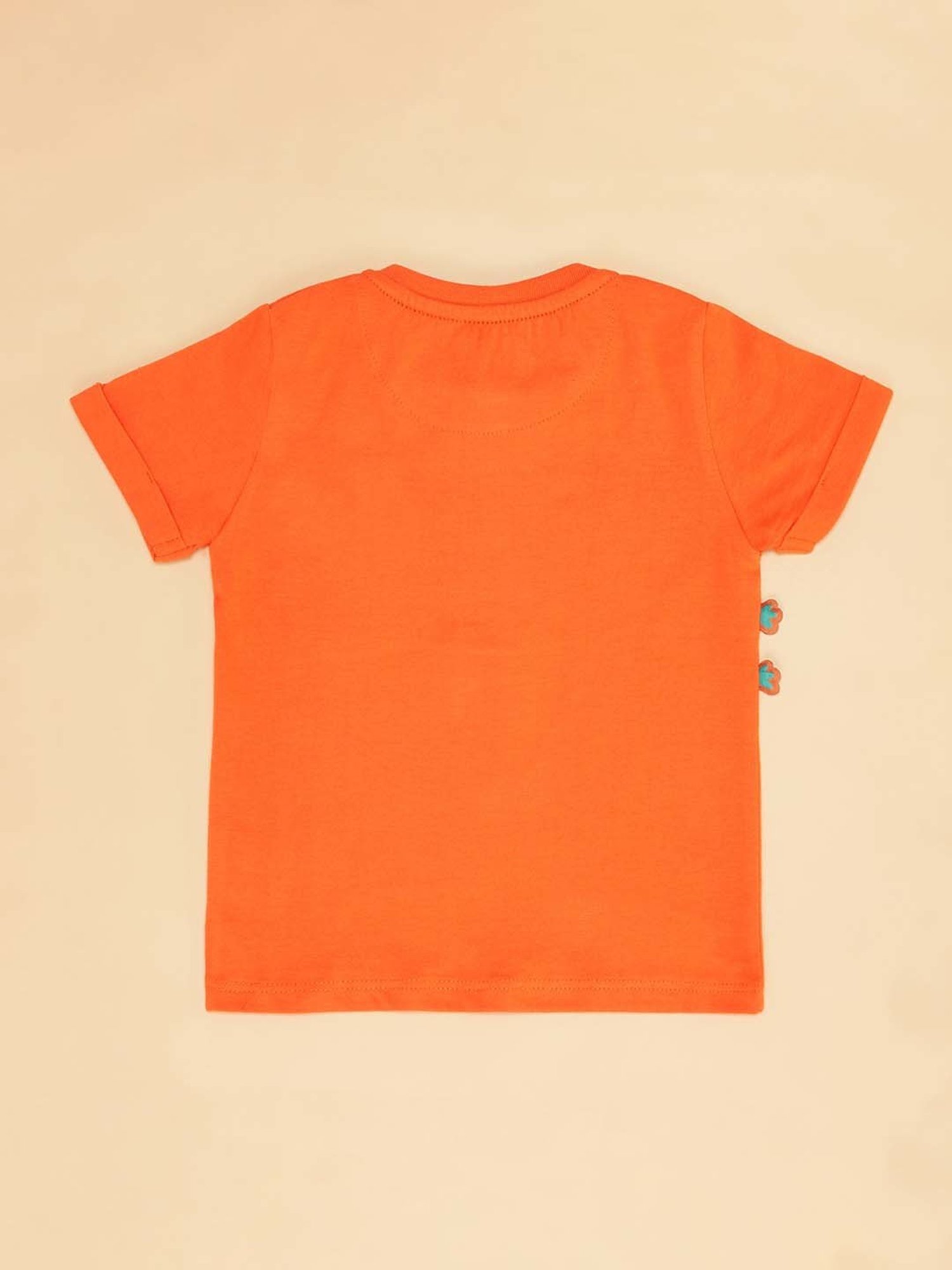 Ed-a-Mamma Baby Green Printed T-Shirt