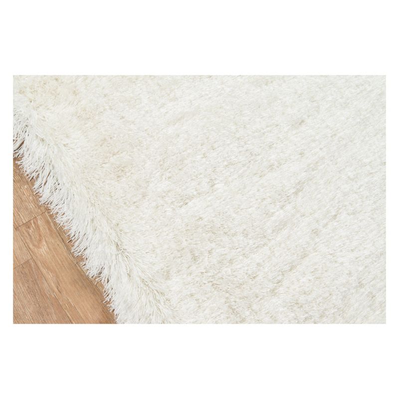 7'6"X9'6" Solid Loomed Area Rug White - Momeni