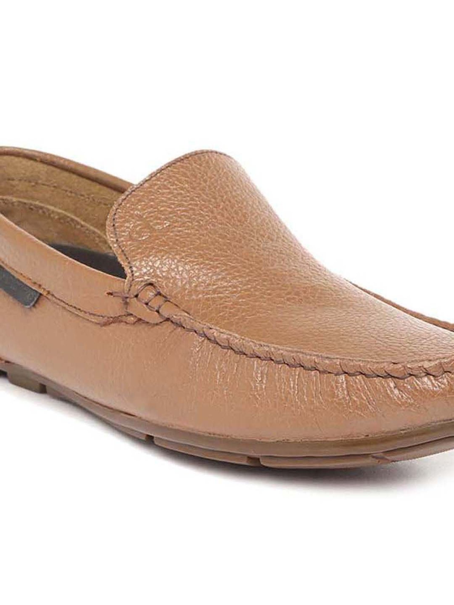 Clog London Men's Tan Casual Loafers