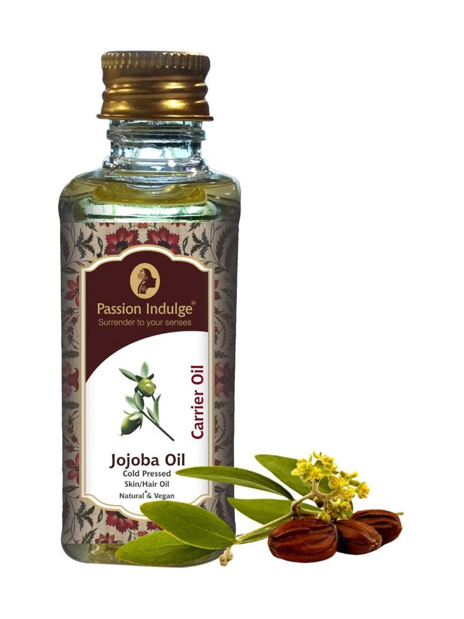 Passion Indulge Natural Jojoba Carrier Oil - 60 ml