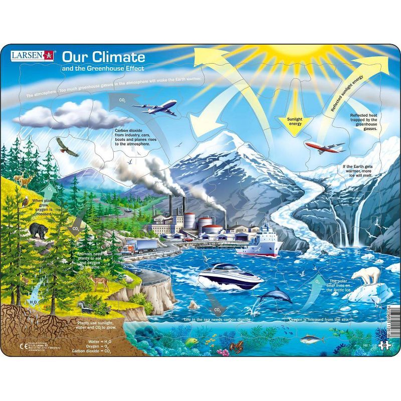 Larsen Puzzles Climate & Seasons Kids Puzzle Set - 2pk