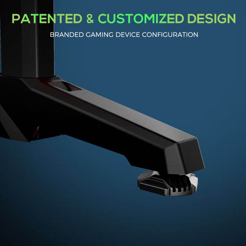 RESPAWN 3000 Gaming Computer Desk - Ergonomic Height Adjustable Gaming Desk, in Blue (RSP-3000-BLU)