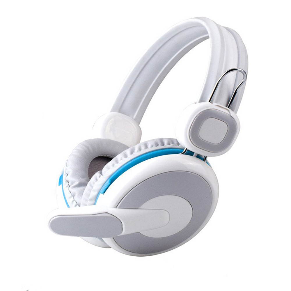 Qisan Gaming Headset headphones for game Over-ear Game Headphone Earphone Headband with Mic microphone over-ear volume control