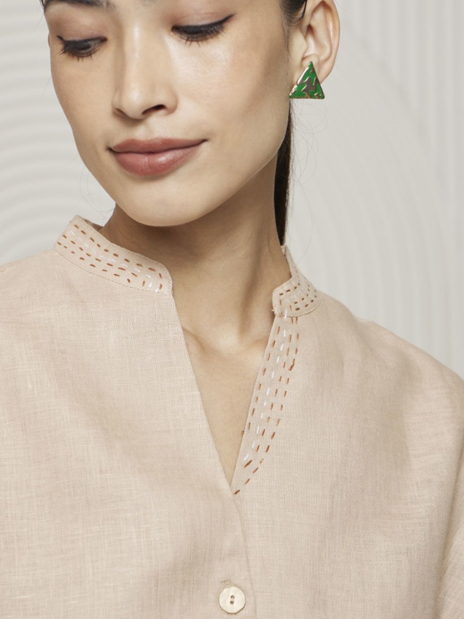 Melon by PlusS Blue Printed Shirt Pant Set