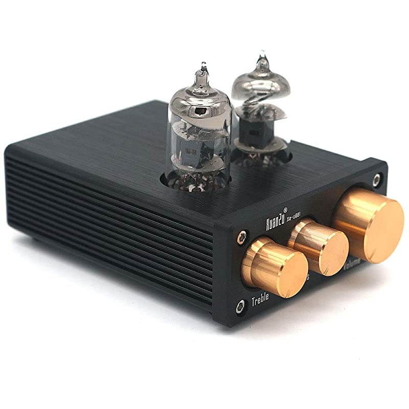 6J1 Mini Vacuum Tube Preamp Audio HiFi Stereo PreAmplifier Treble Bass Control