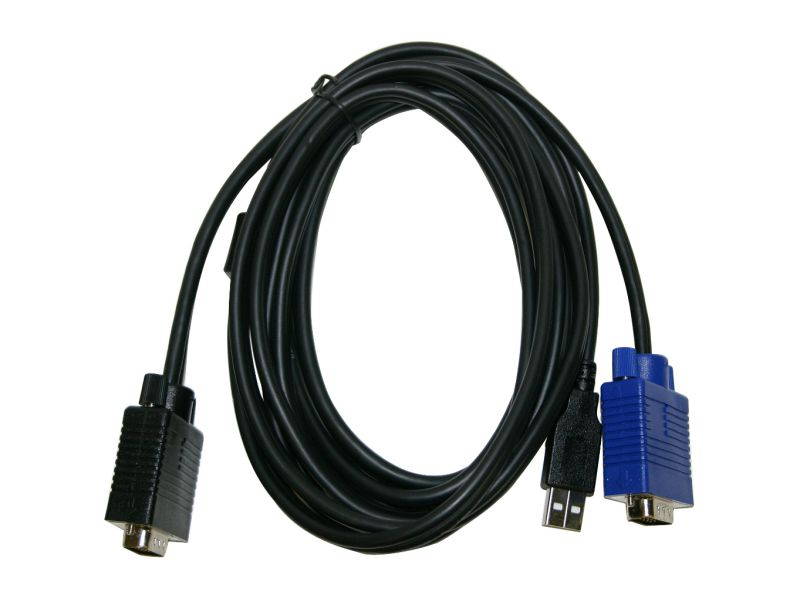 LINKSKEY 10 ft. USB-VGA KVM Combo Cable
