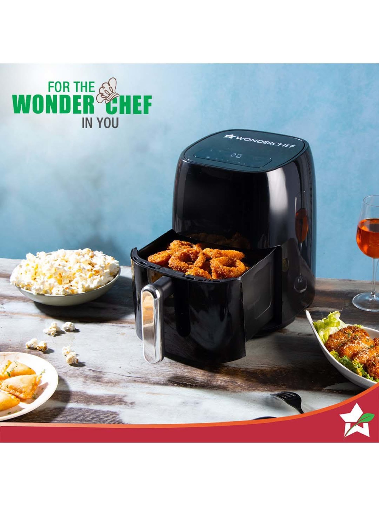 Prestige Nutrifry Black Plastic Electric Digital Touch Airfryer 4.5L